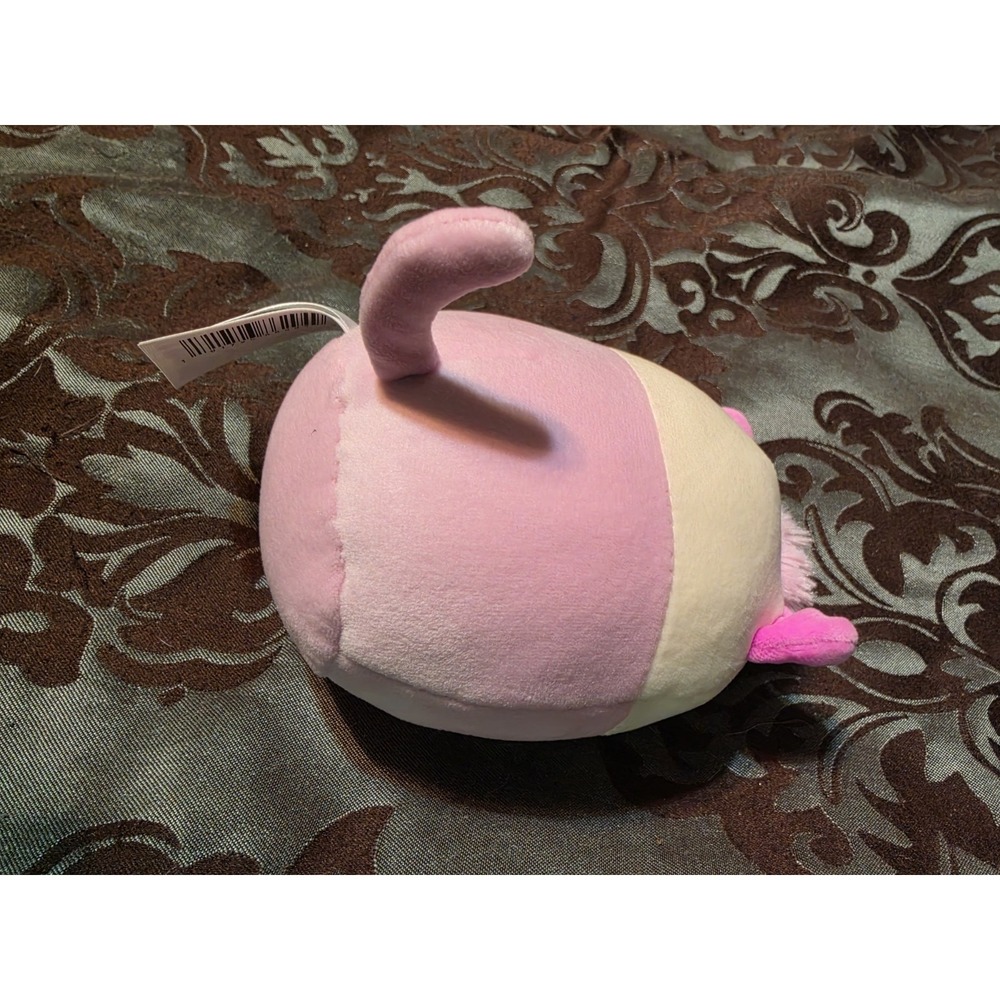 Squishmallows  FuzzAMallow Official Chambless the Pink Opossum  5" - Picture 3 of 4